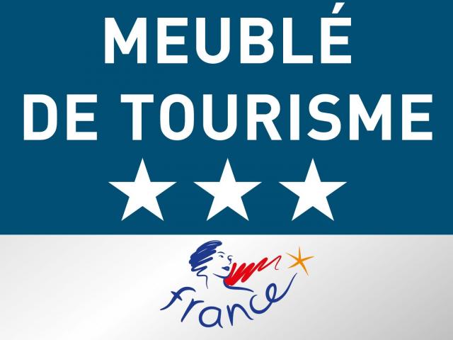 Our gîtes are classified by Atout France as 3-star tourist accommodation.